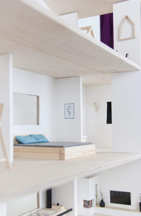 DIY Puppenhausmöbel aus Holz