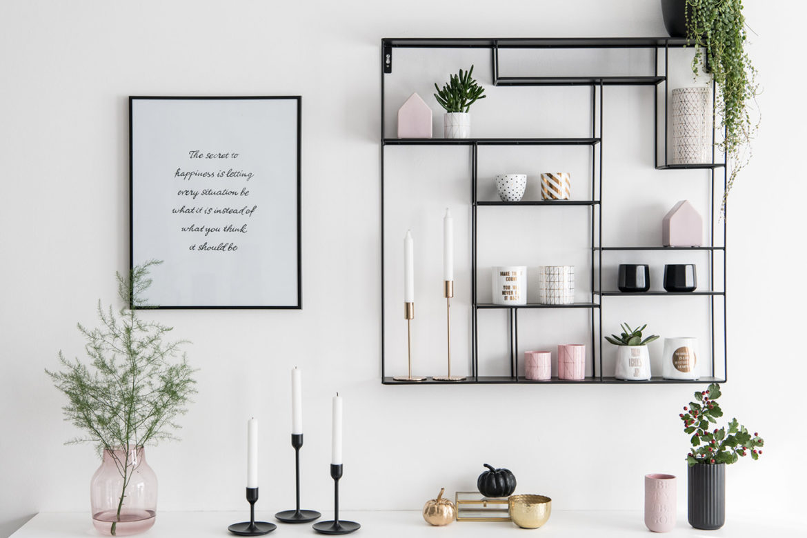 Dezente Herbstdekoration