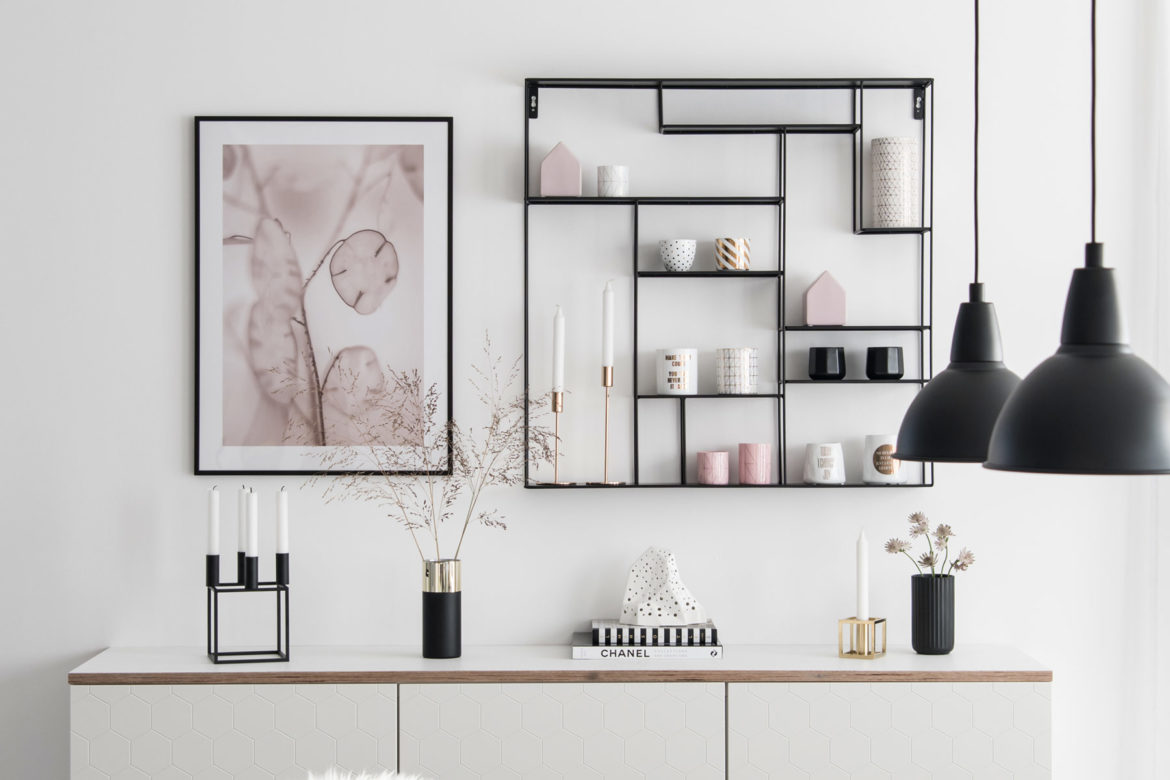 Sideboard Dekoration Herbst