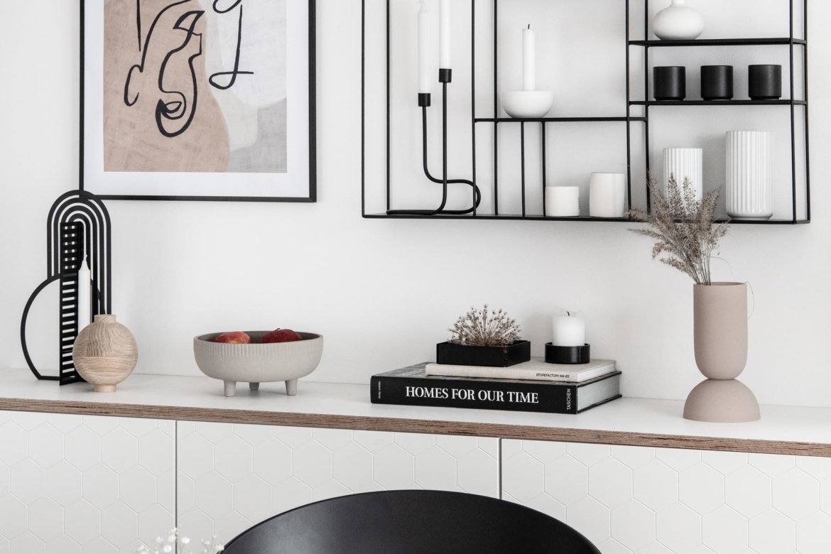 Sideboard Dekoration skandinavisch