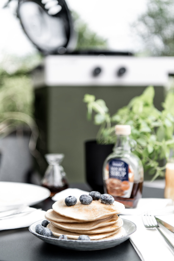 Pfannkuchen vom Grill