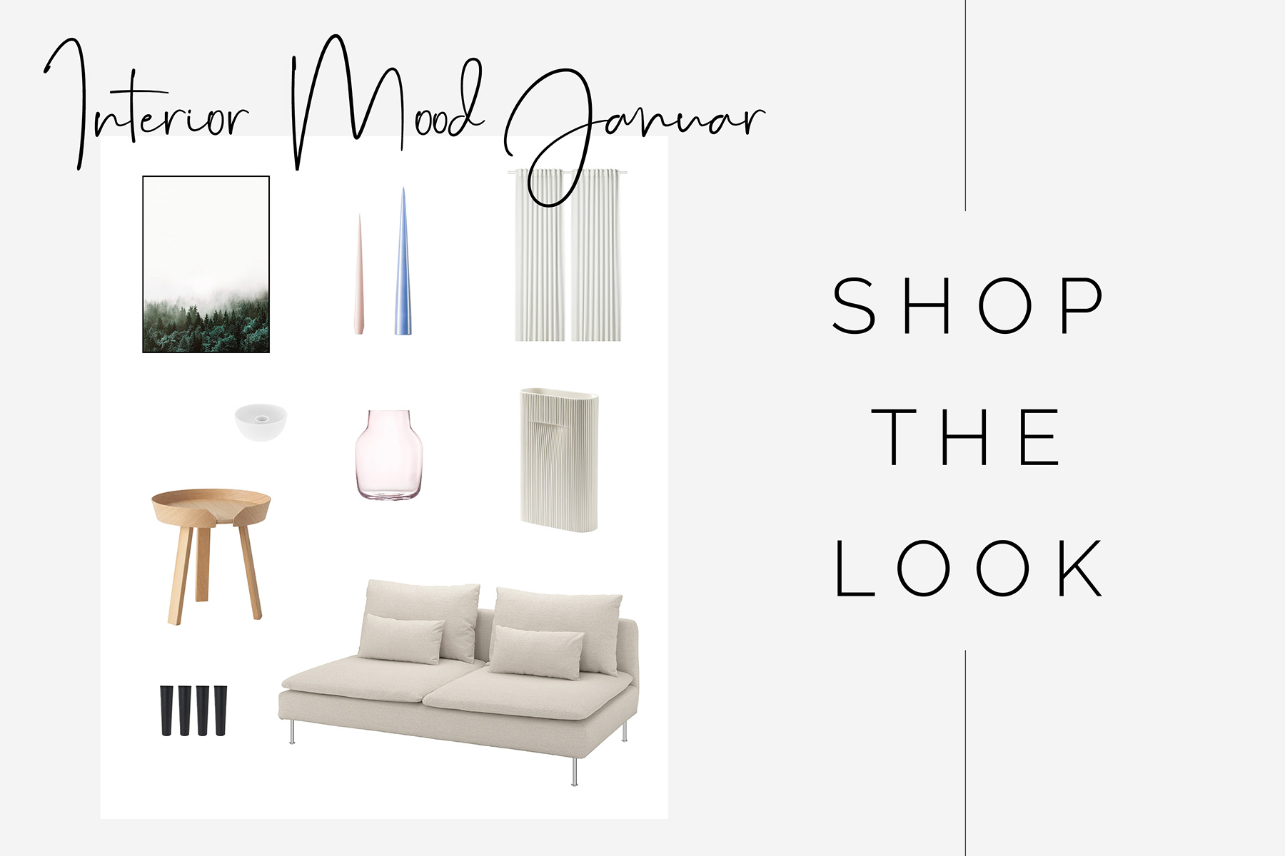 Shop The Look: Wohnzimmer mit Söderhamn Sofa